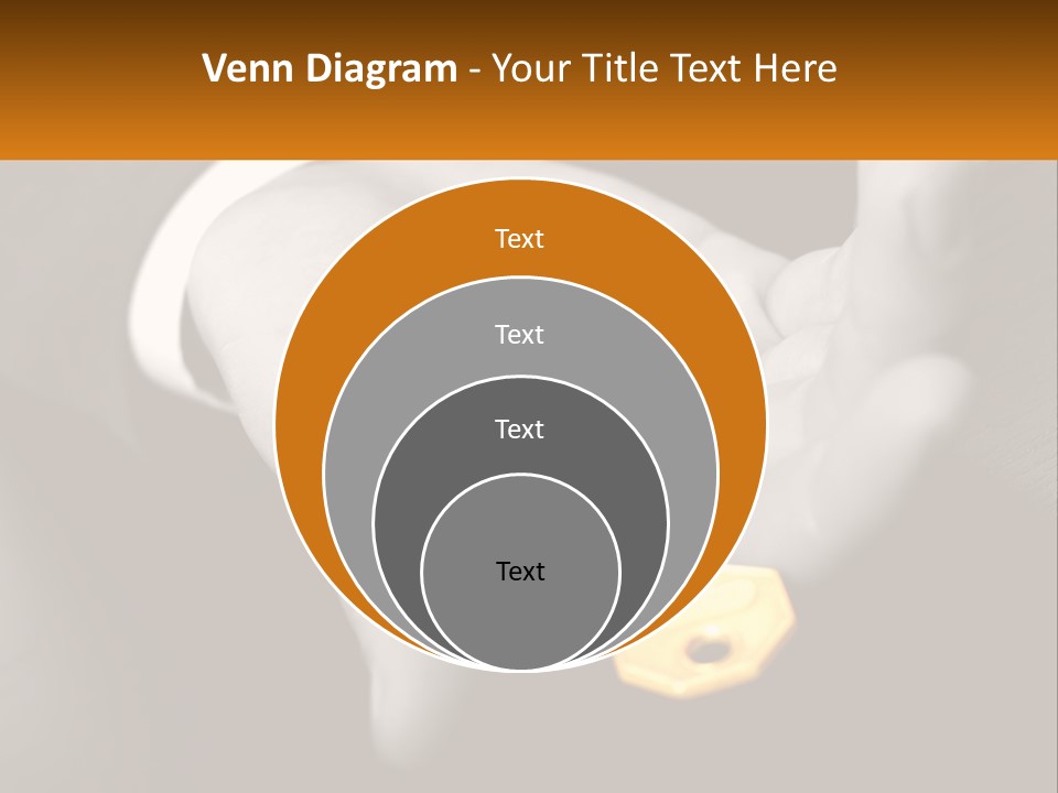 A Person Holding A Key In Their Hand PowerPoint Template