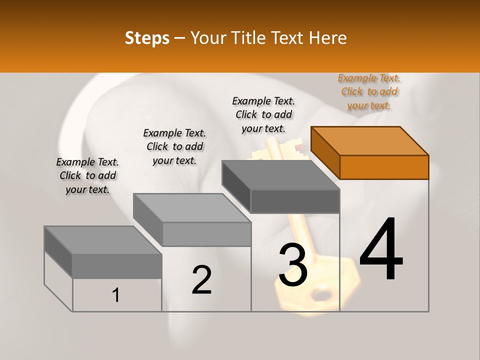 A Person Holding A Key In Their Hand PowerPoint Template
