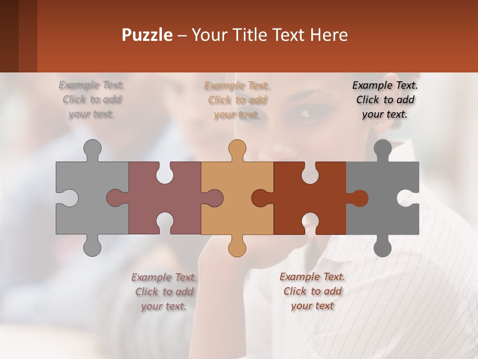 A Group Of People Sitting At A Table In Front Of A Computer Screen PowerPoint Template