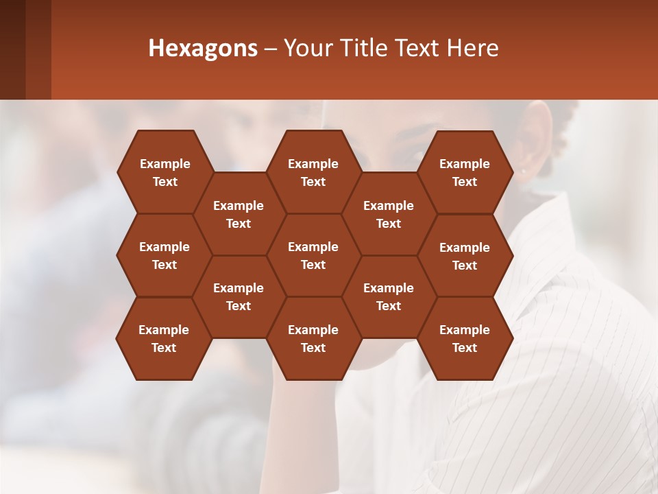 A Group Of People Sitting At A Table In Front Of A Computer Screen PowerPoint Template