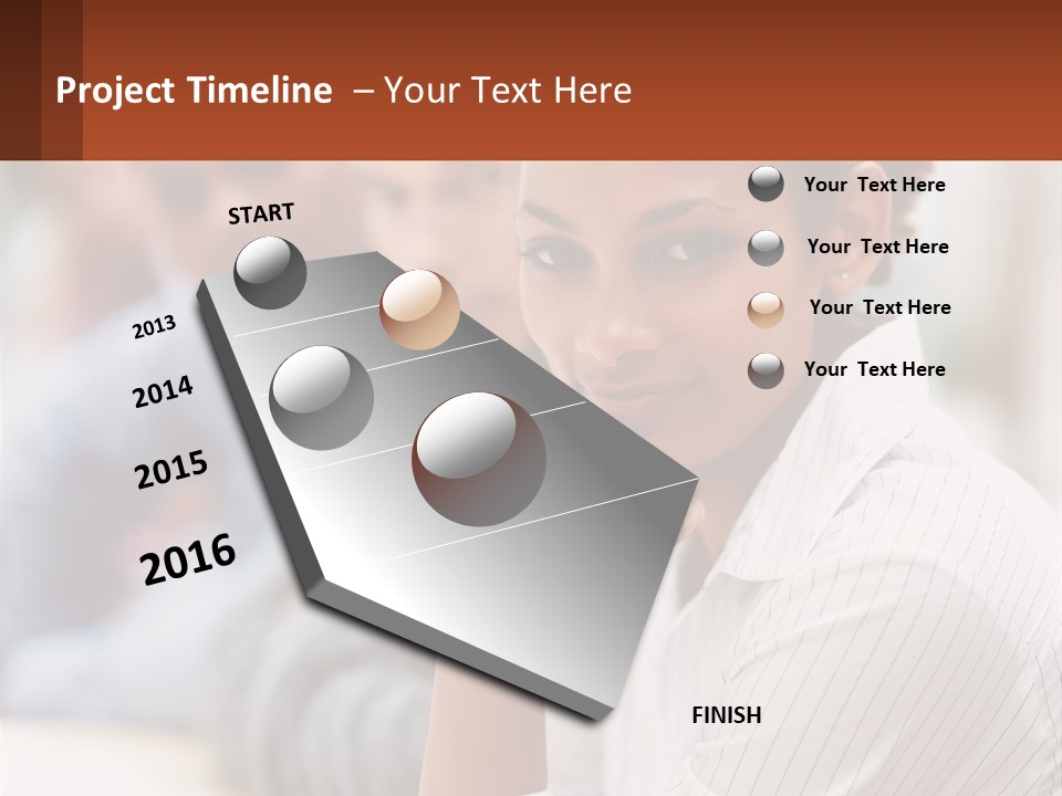 A Group Of People Sitting At A Table In Front Of A Computer Screen PowerPoint Template
