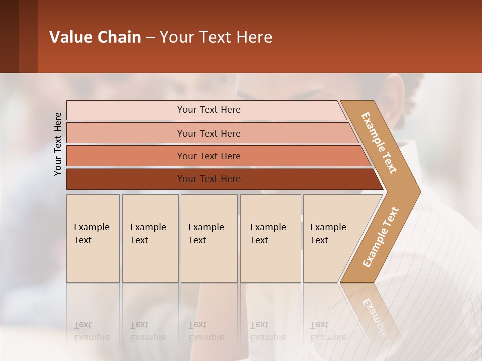 A Group Of People Sitting At A Table In Front Of A Computer Screen PowerPoint Template