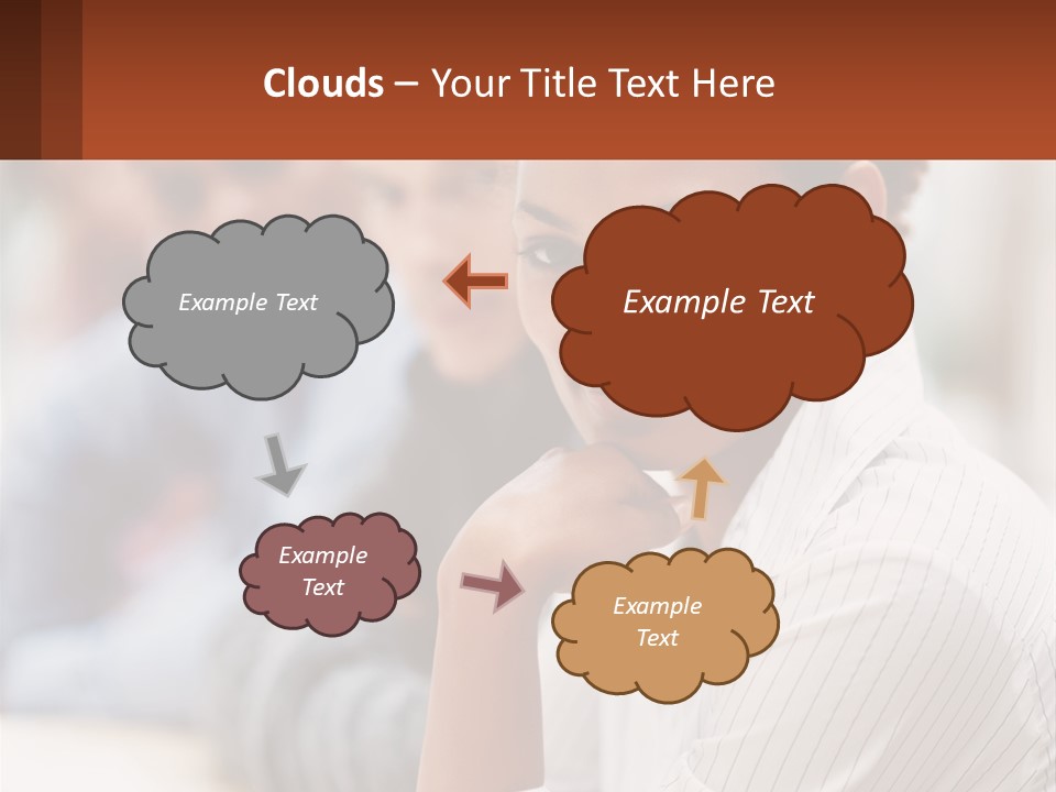 A Group Of People Sitting At A Table In Front Of A Computer Screen PowerPoint Template