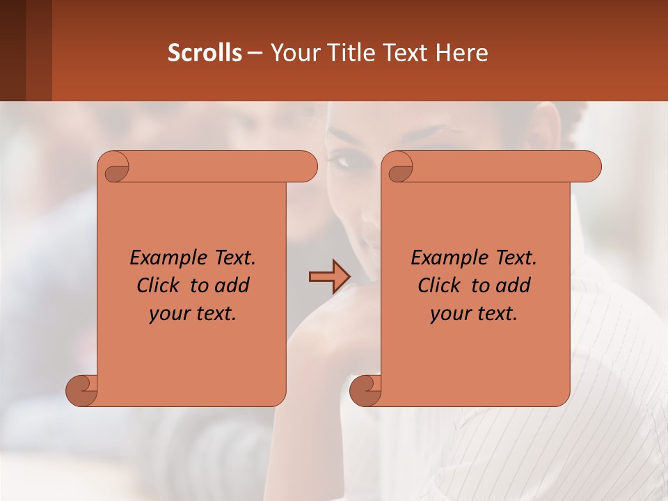 A Group Of People Sitting At A Table In Front Of A Computer Screen PowerPoint Template