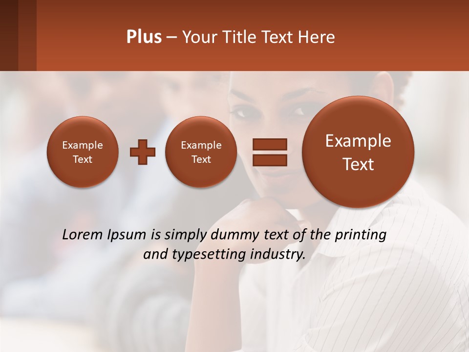 A Group Of People Sitting At A Table In Front Of A Computer Screen PowerPoint Template