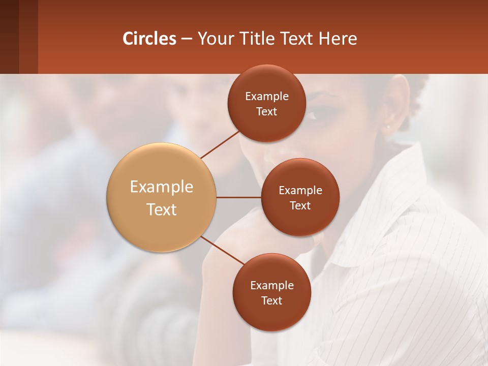 A Group Of People Sitting At A Table In Front Of A Computer Screen PowerPoint Template