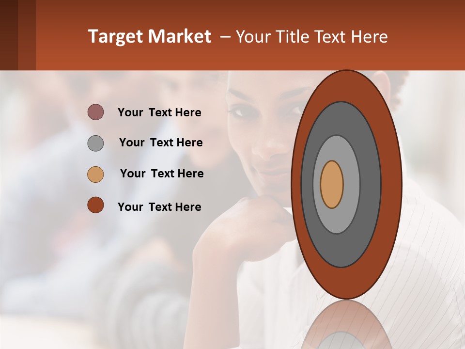 A Group Of People Sitting At A Table In Front Of A Computer Screen PowerPoint Template