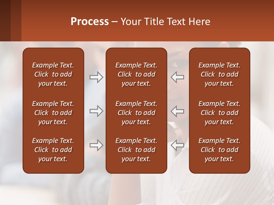 A Group Of People Sitting At A Table In Front Of A Computer Screen PowerPoint Template