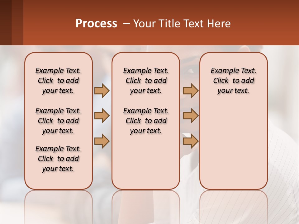 A Group Of People Sitting At A Table In Front Of A Computer Screen PowerPoint Template