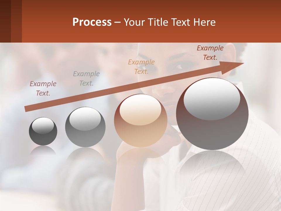 A Group Of People Sitting At A Table In Front Of A Computer Screen PowerPoint Template