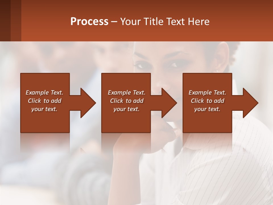 A Group Of People Sitting At A Table In Front Of A Computer Screen PowerPoint Template