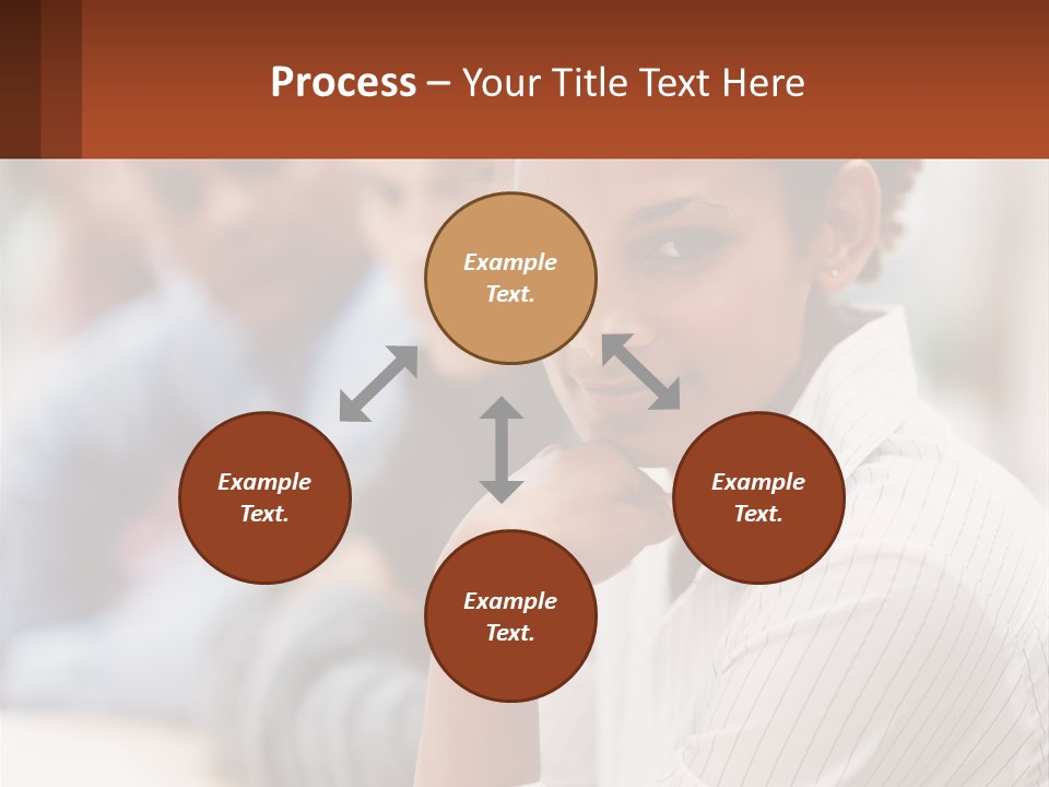 A Group Of People Sitting At A Table In Front Of A Computer Screen PowerPoint Template
