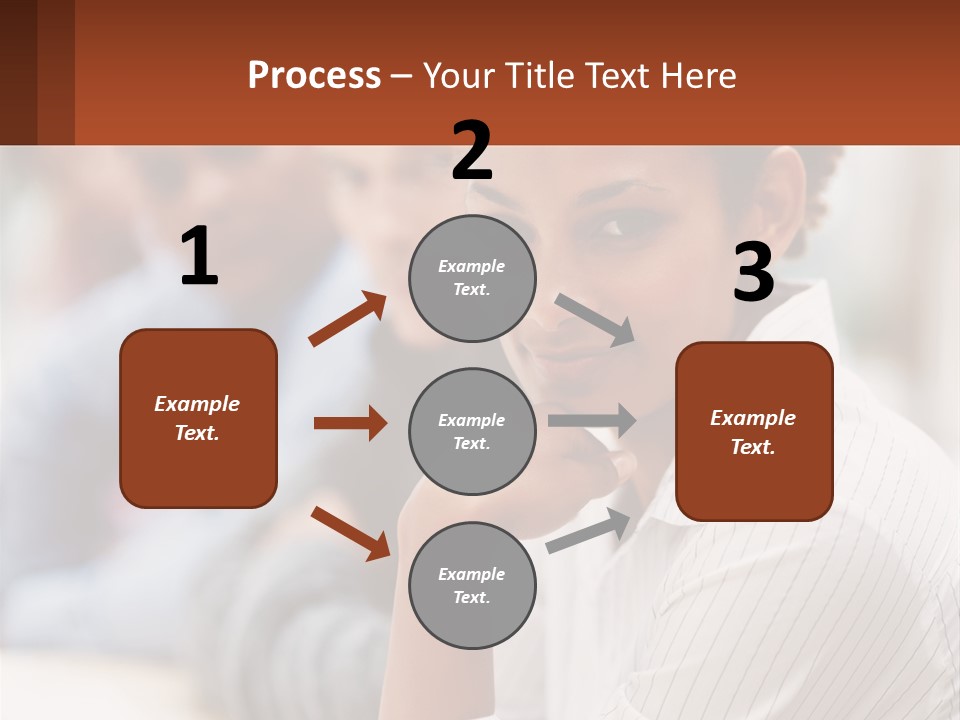A Group Of People Sitting At A Table In Front Of A Computer Screen PowerPoint Template