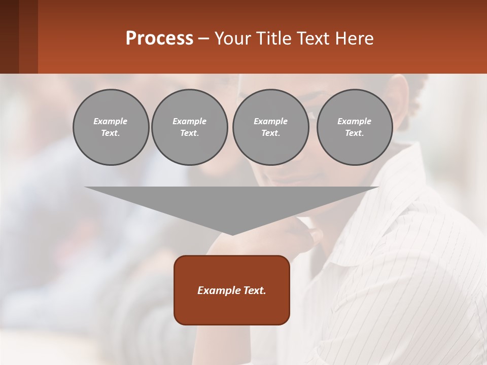 A Group Of People Sitting At A Table In Front Of A Computer Screen PowerPoint Template