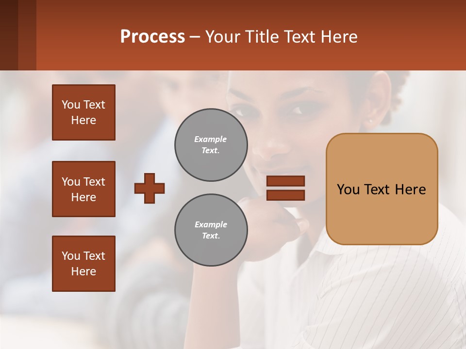A Group Of People Sitting At A Table In Front Of A Computer Screen PowerPoint Template