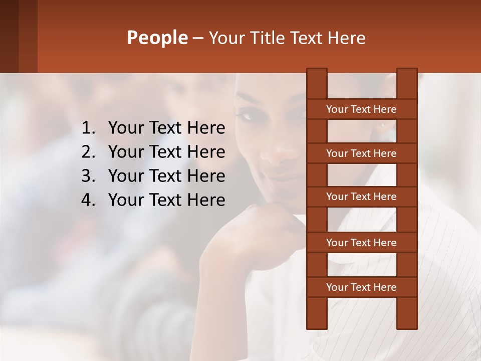 A Group Of People Sitting At A Table In Front Of A Computer Screen PowerPoint Template