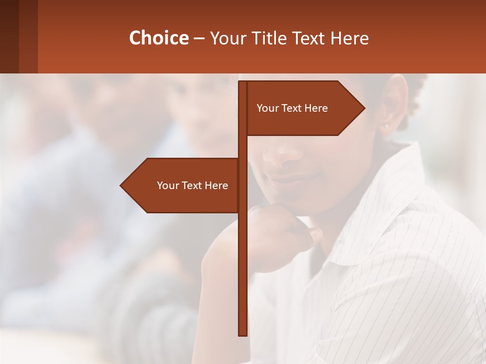 A Group Of People Sitting At A Table In Front Of A Computer Screen PowerPoint Template