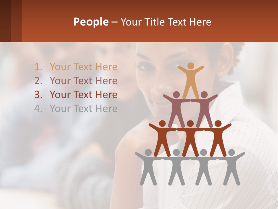 A Group Of People Sitting At A Table In Front Of A Computer Screen PowerPoint Template