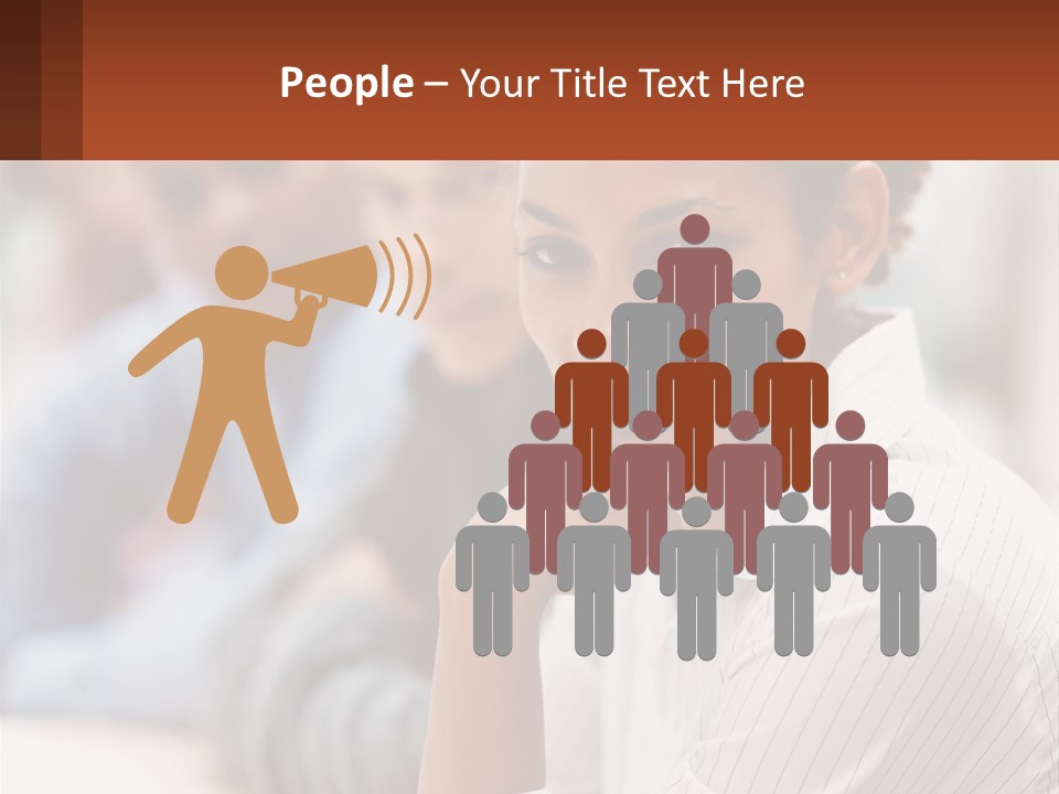 A Group Of People Sitting At A Table In Front Of A Computer Screen PowerPoint Template