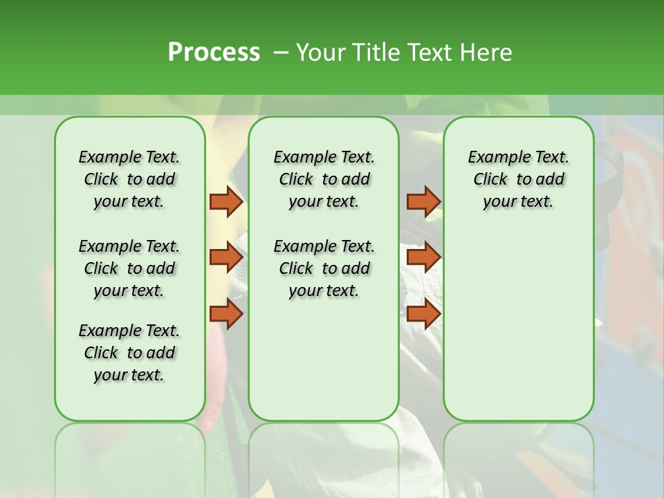 A Young Boy Climbing Up The Side Of A Climbing Wall PowerPoint Template