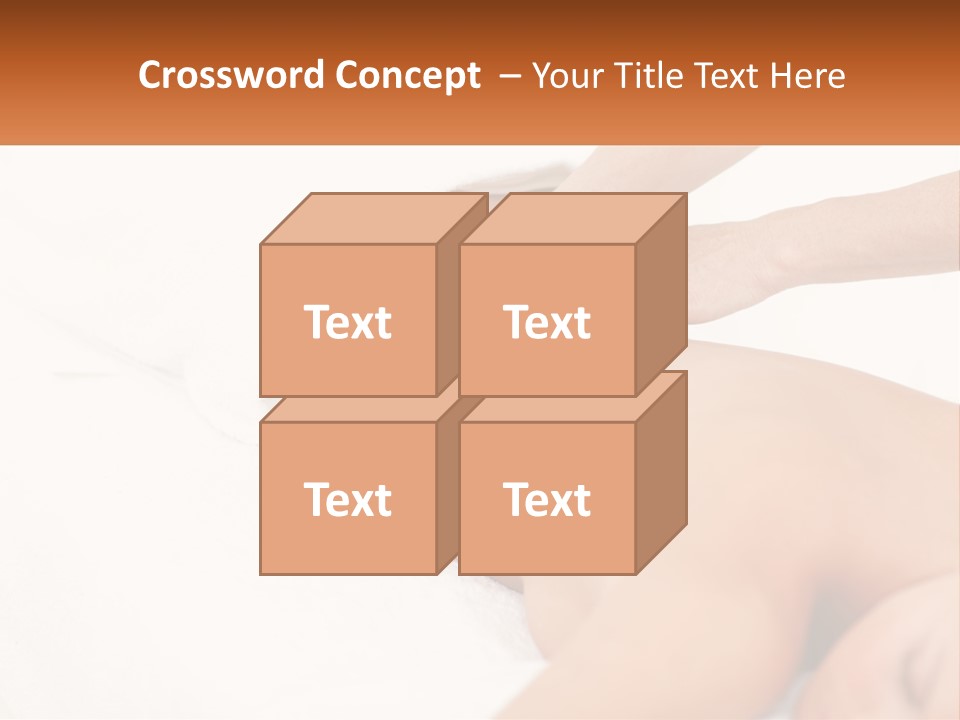 A Woman Getting A Back Massage From A Massager PowerPoint Template