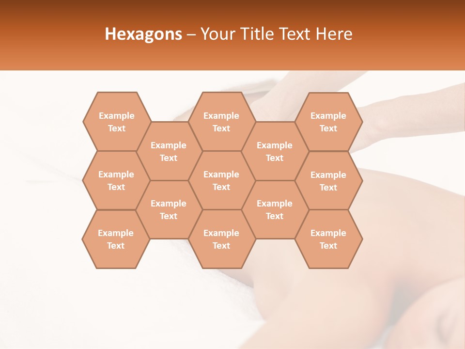 A Woman Getting A Back Massage From A Massager PowerPoint Template