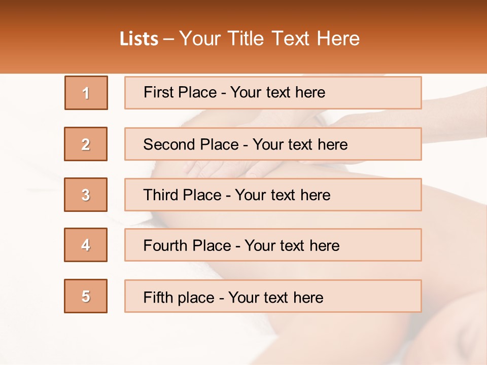A Woman Getting A Back Massage From A Massager PowerPoint Template