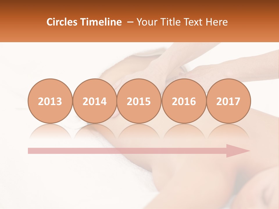 A Woman Getting A Back Massage From A Massager PowerPoint Template