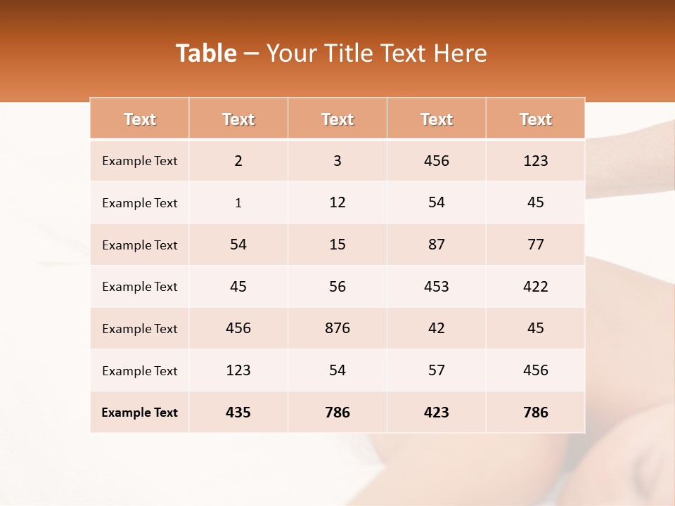 A Woman Getting A Back Massage From A Massager PowerPoint Template