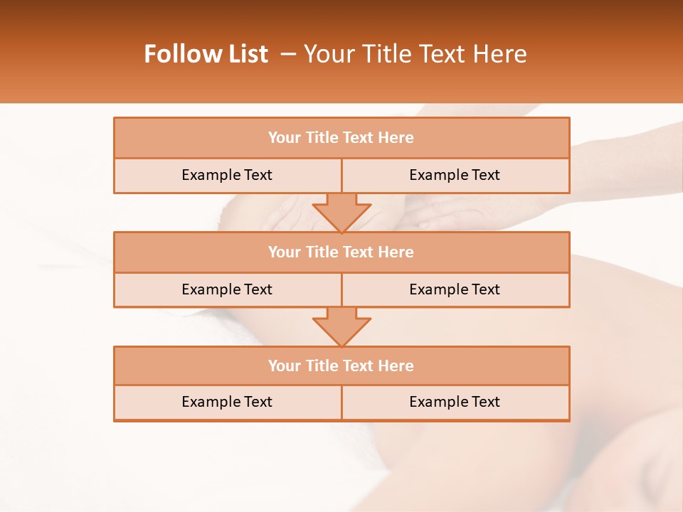 A Woman Getting A Back Massage From A Massager PowerPoint Template