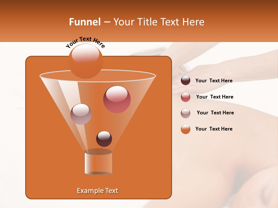 A Woman Getting A Back Massage From A Massager PowerPoint Template