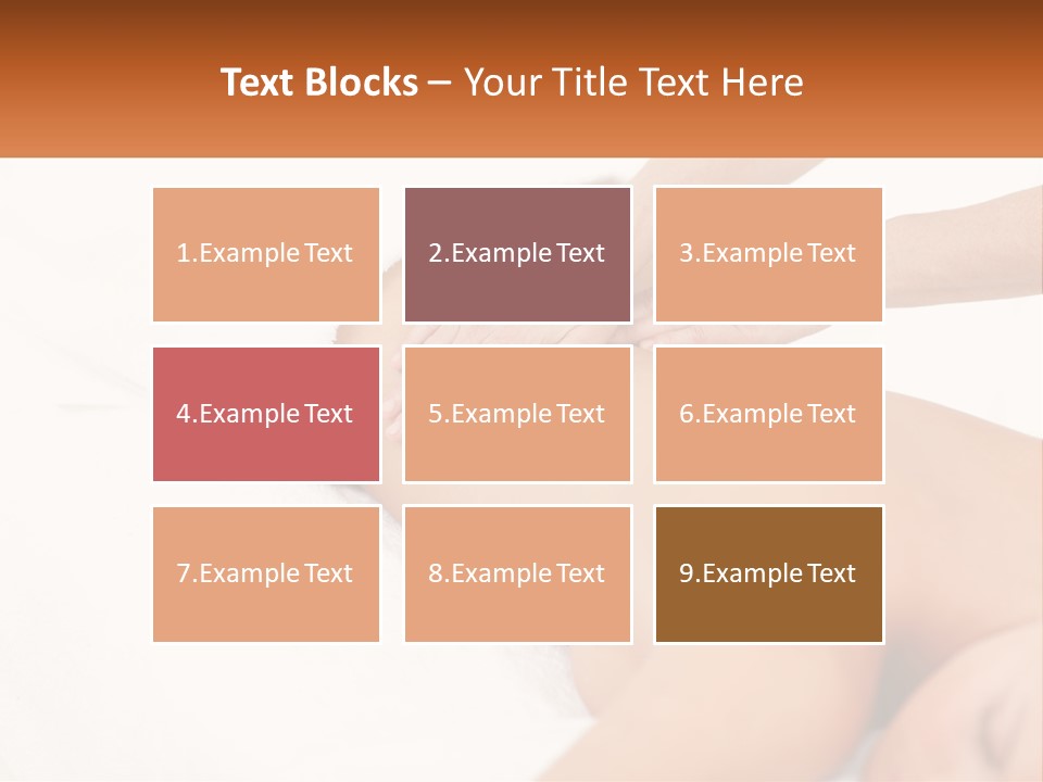 A Woman Getting A Back Massage From A Massager PowerPoint Template