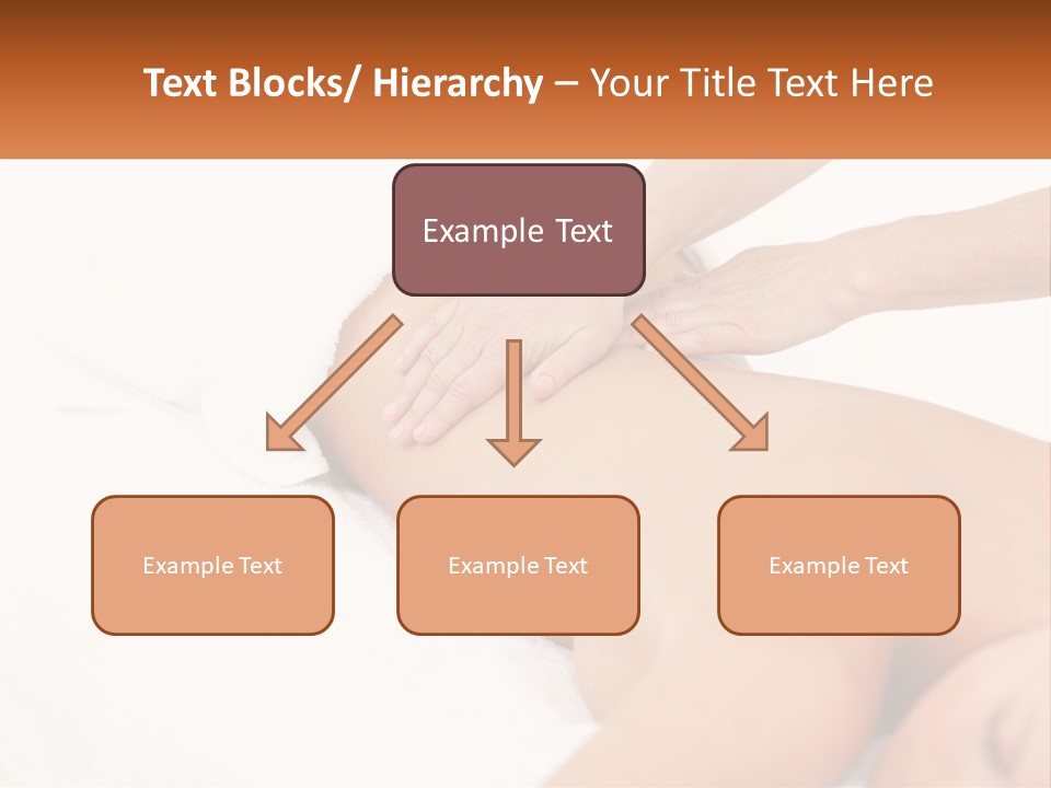 A Woman Getting A Back Massage From A Massager PowerPoint Template