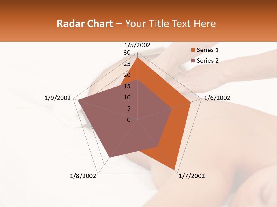 A Woman Getting A Back Massage From A Massager PowerPoint Template