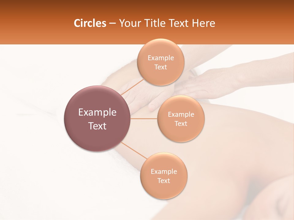 A Woman Getting A Back Massage From A Massager PowerPoint Template