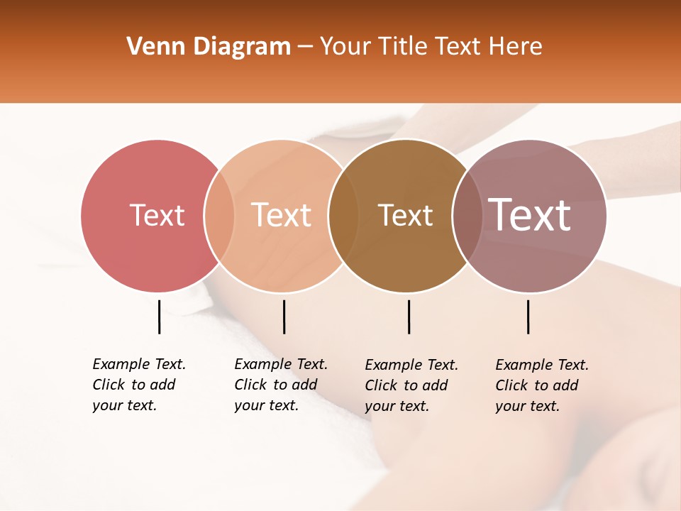 A Woman Getting A Back Massage From A Massager PowerPoint Template