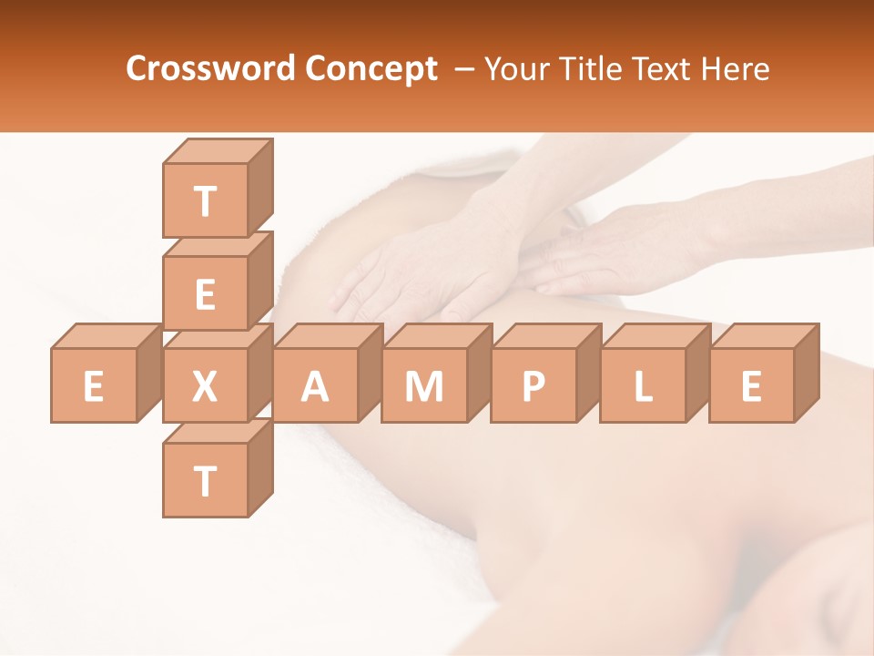 A Woman Getting A Back Massage From A Massager PowerPoint Template