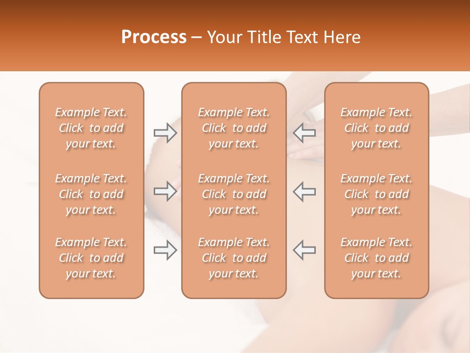 A Woman Getting A Back Massage From A Massager PowerPoint Template