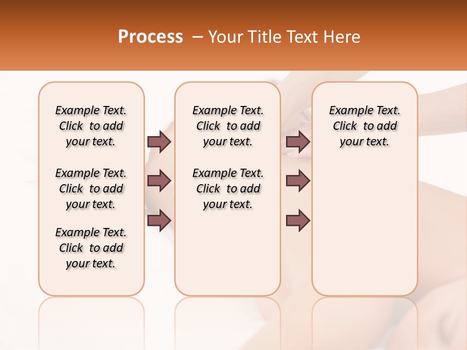A Woman Getting A Back Massage From A Massager PowerPoint Template