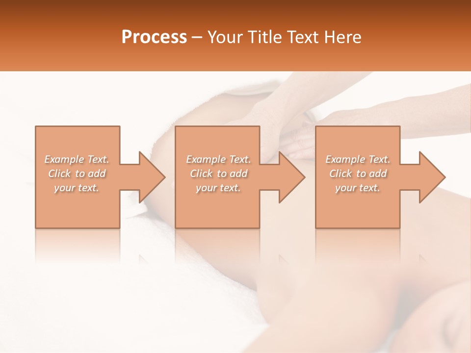 A Woman Getting A Back Massage From A Massager PowerPoint Template