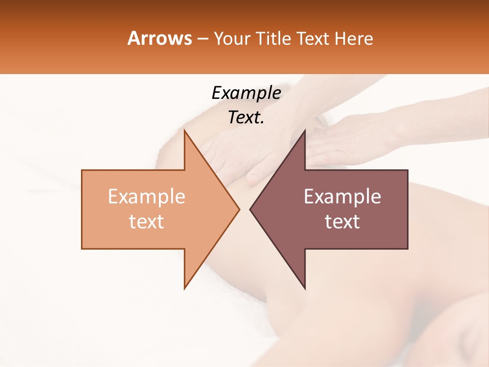 A Woman Getting A Back Massage From A Massager PowerPoint Template