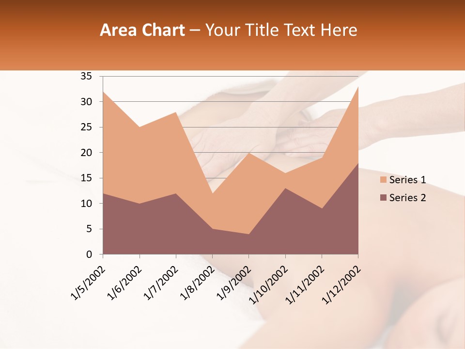A Woman Getting A Back Massage From A Massager PowerPoint Template