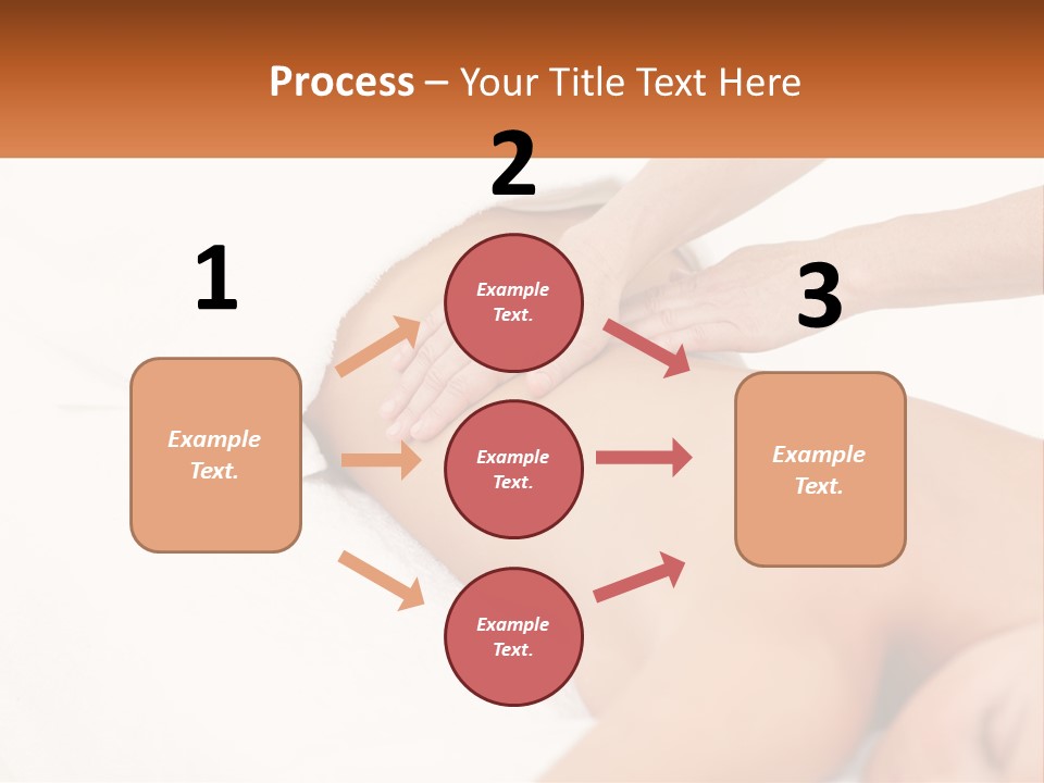 A Woman Getting A Back Massage From A Massager PowerPoint Template