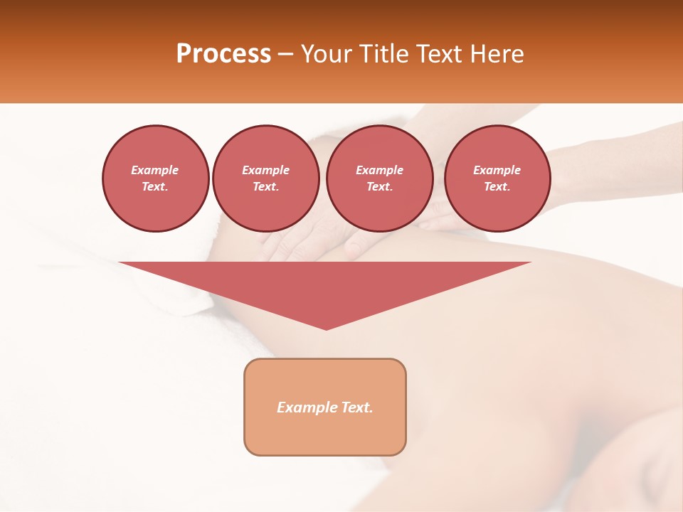 A Woman Getting A Back Massage From A Massager PowerPoint Template