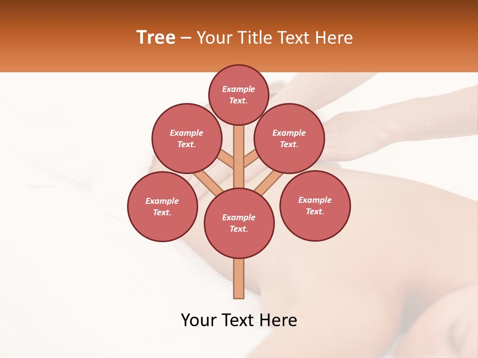 A Woman Getting A Back Massage From A Massager PowerPoint Template