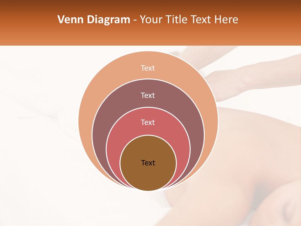 A Woman Getting A Back Massage From A Massager PowerPoint Template