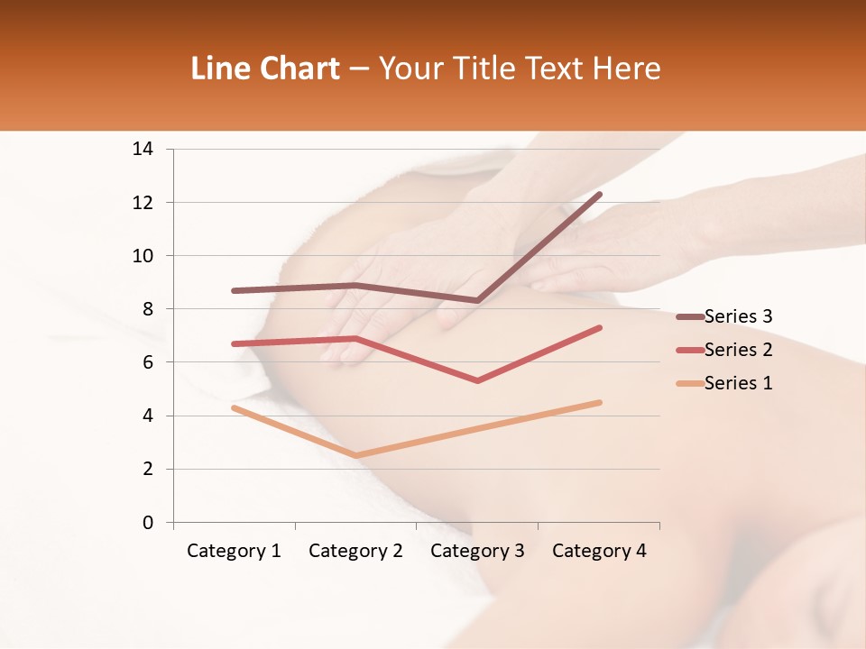 A Woman Getting A Back Massage From A Massager PowerPoint Template