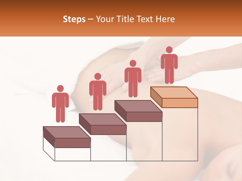 A Woman Getting A Back Massage From A Massager PowerPoint Template