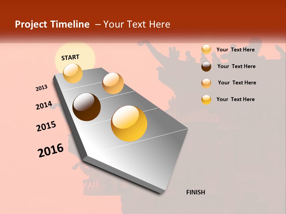 The Sun Is Setting Over A Chinese Building PowerPoint Template