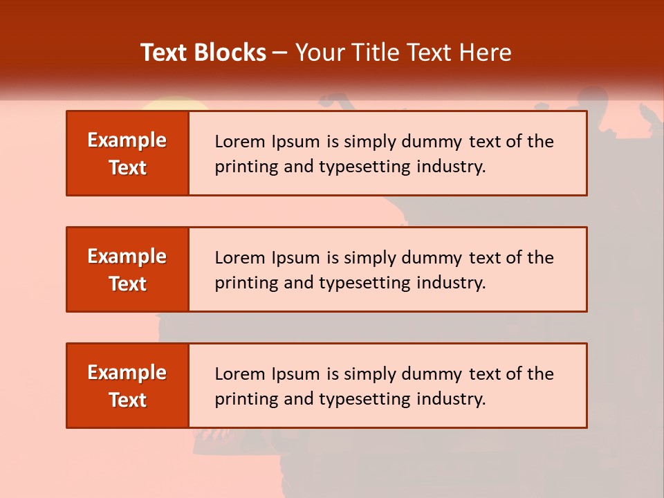 The Sun Is Setting Over A Chinese Building PowerPoint Template